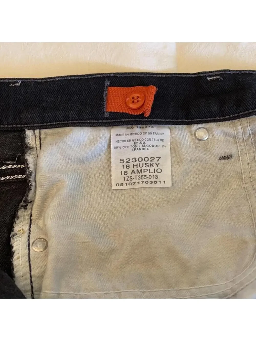 Lee | Boys Black Jeans | Size 16 Husky Boys | 0296
